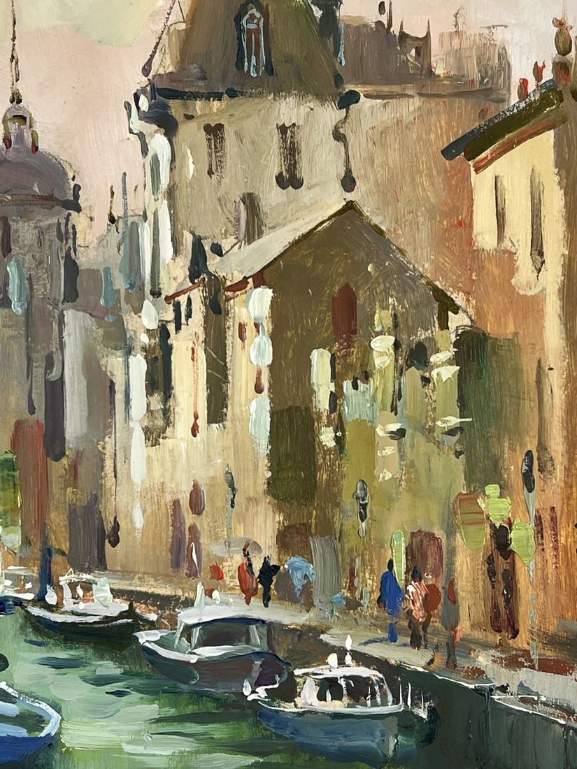 Oil painting Sunset in Tranquil Venice Yuriy Suprunchuk - 8