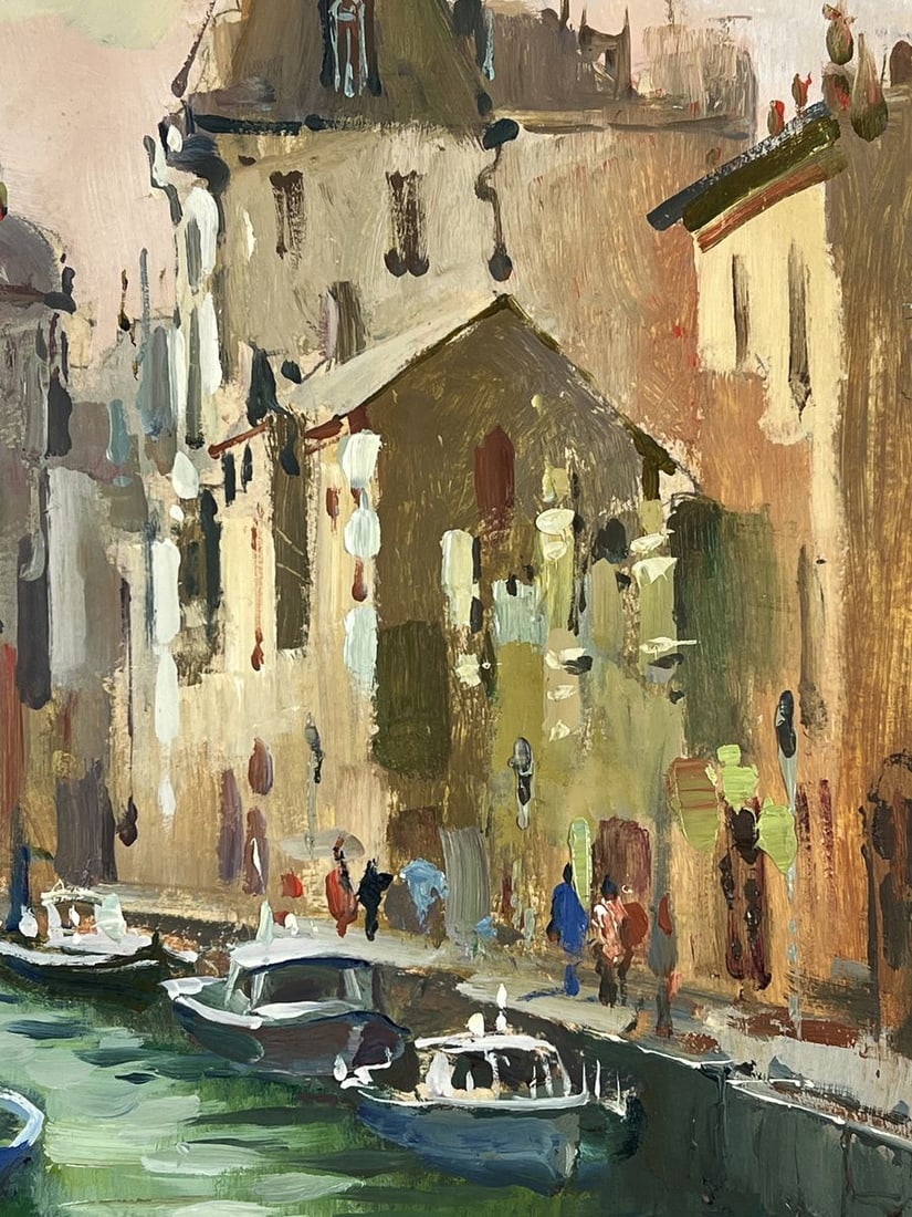 Oil painting Sunset in Tranquil Venice Yuriy Suprunchuk - 9