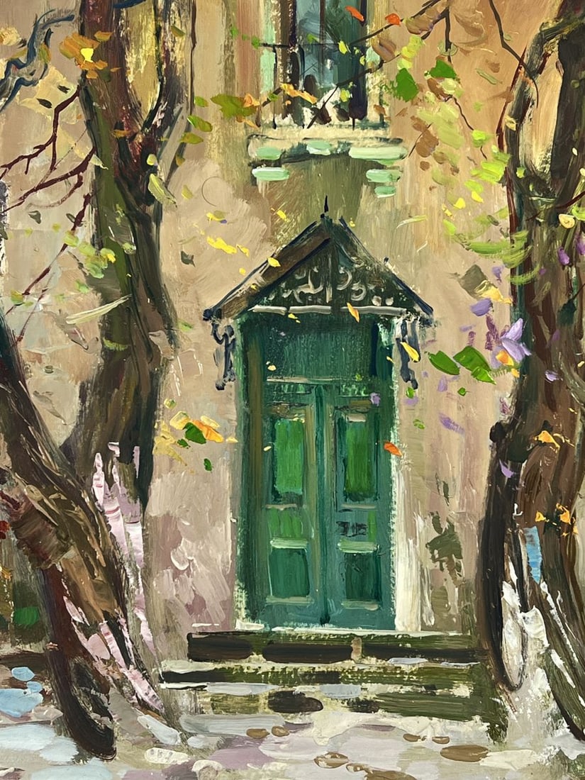Oil painting The Lonely House Among Two Trees Yuriy Suprunchuk - 10