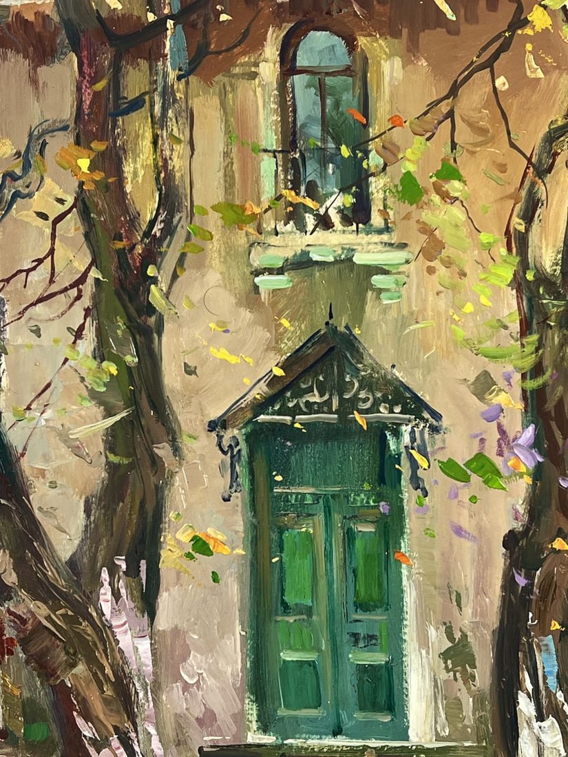 Oil painting The Lonely House Among Two Trees Yuriy Suprunchuk - 6