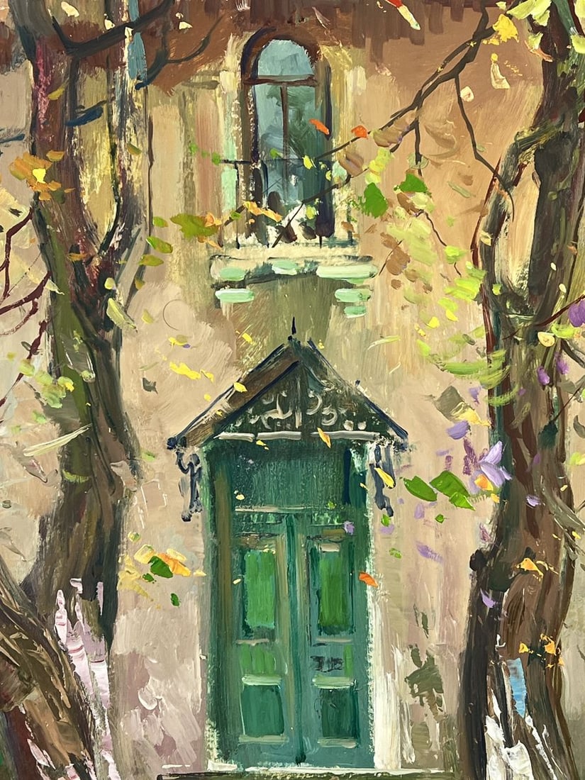 Oil painting The Lonely House Among Two Trees Yuriy Suprunchuk - 7