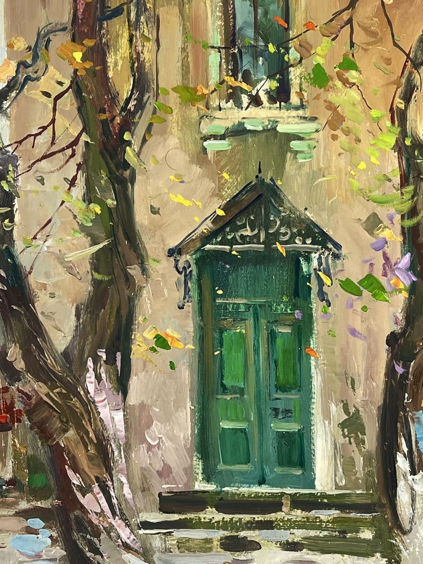 Oil painting The Lonely House Among Two Trees Yuriy Suprunchuk - 8