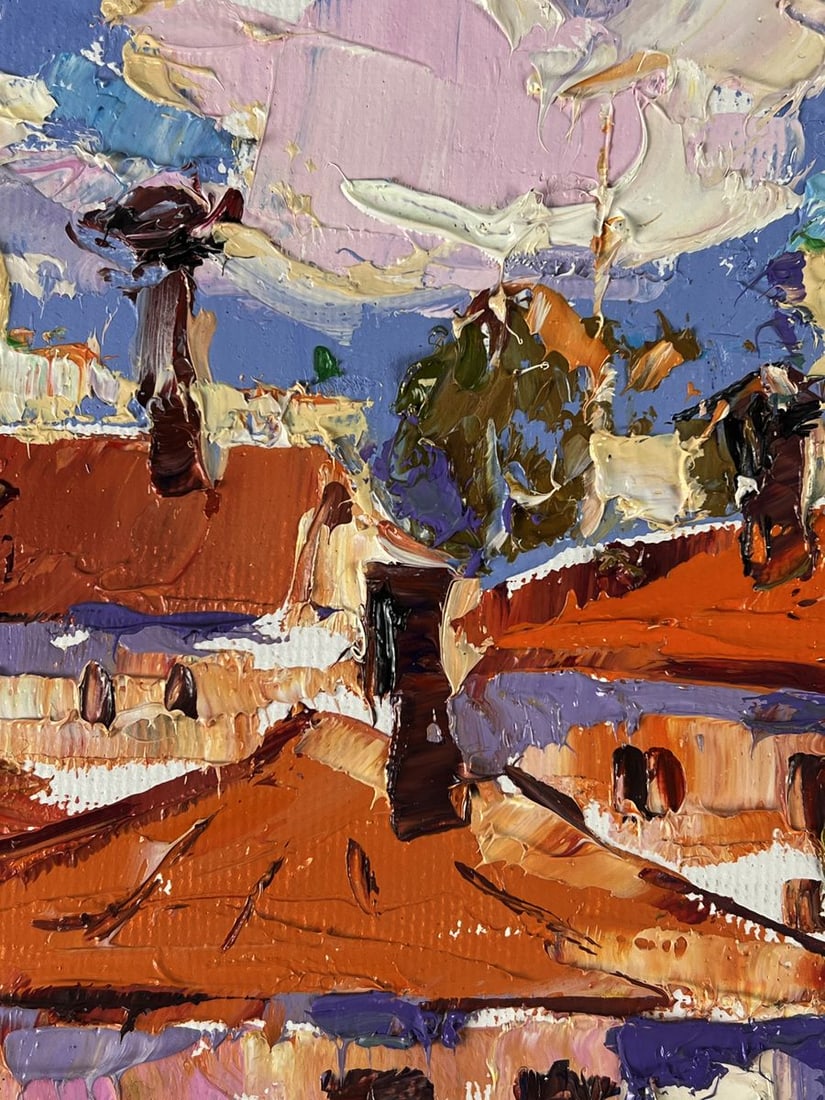 Oil painting Sunny Day over the city Oleksiy Ivanyuk - 10