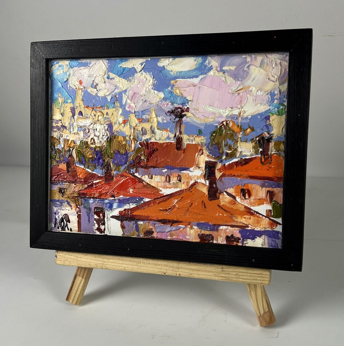 Oil painting Sunny Day over the city Oleksiy Ivanyuk - 2