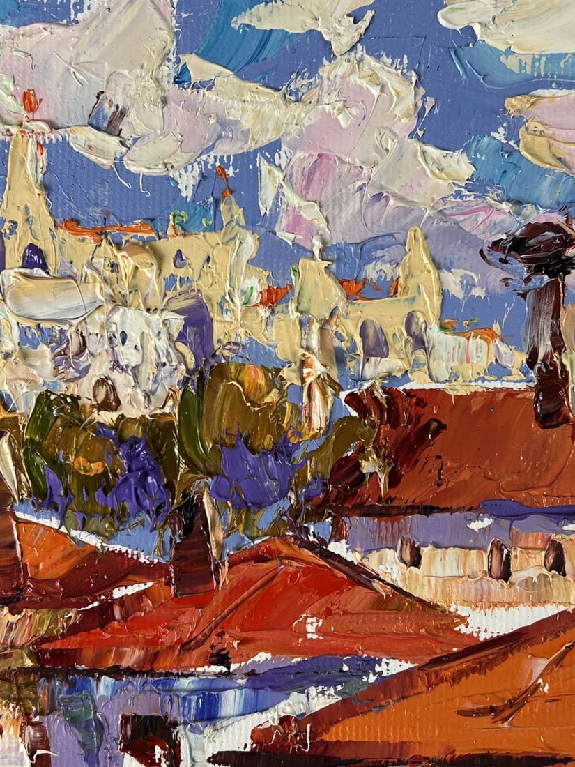 Oil painting Sunny Day over the city Oleksiy Ivanyuk - 4