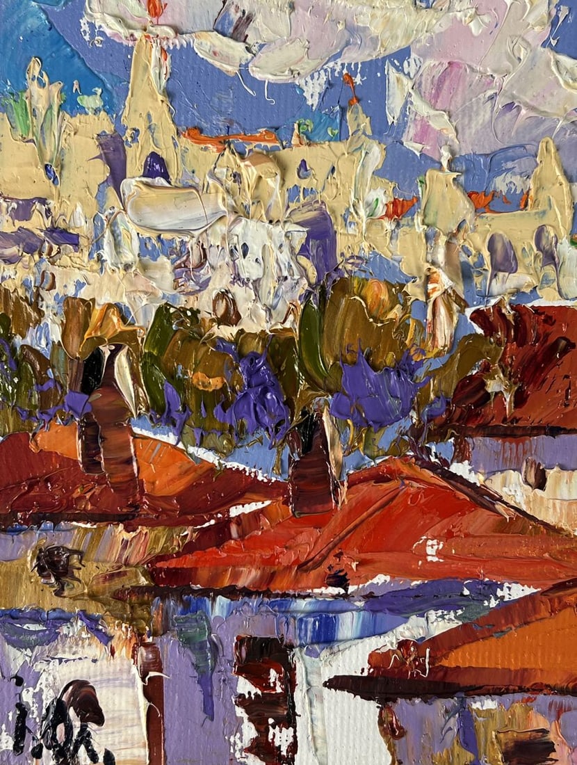 Oil painting Sunny Day over the city Oleksiy Ivanyuk - 5