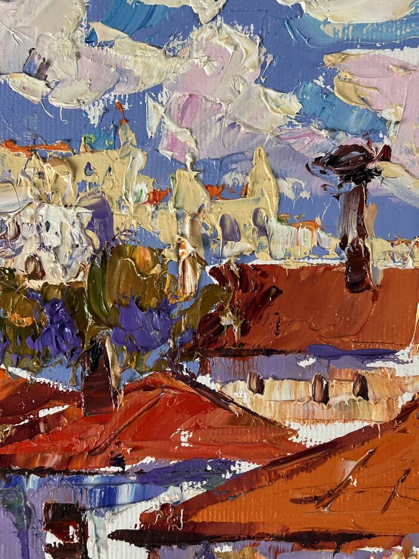 Oil painting Sunny Day over the city Oleksiy Ivanyuk - 6