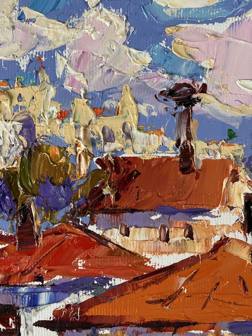 Oil painting Sunny Day over the city Oleksiy Ivanyuk - 7
