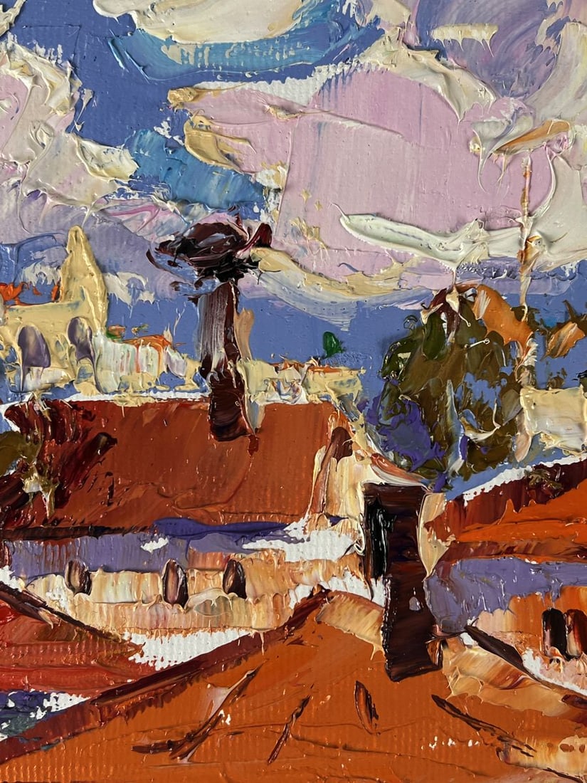 Oil painting Sunny Day over the city Oleksiy Ivanyuk - 9
