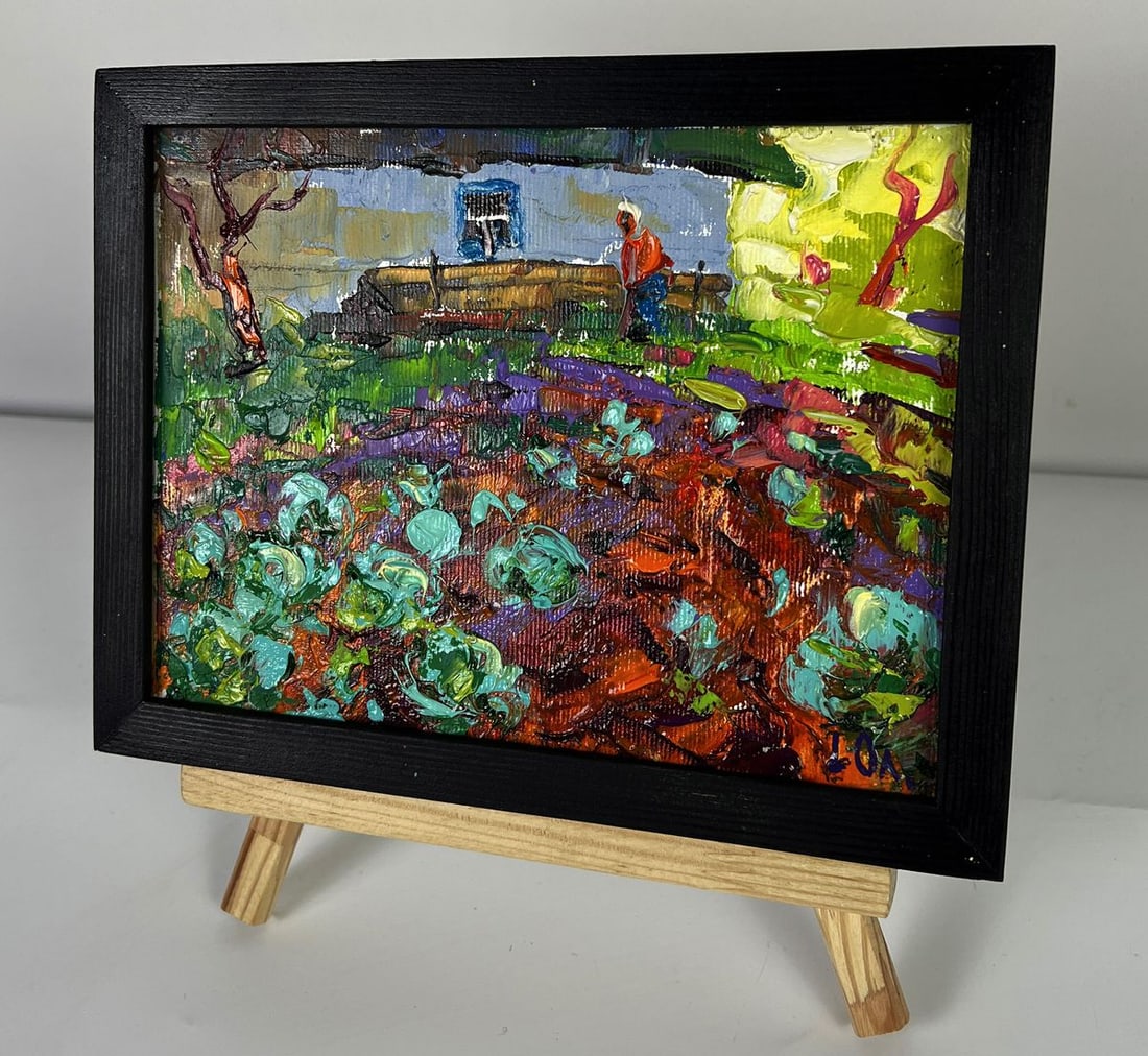 Oil painting Evening in the Village Oleksiy Ivanyuk - 2