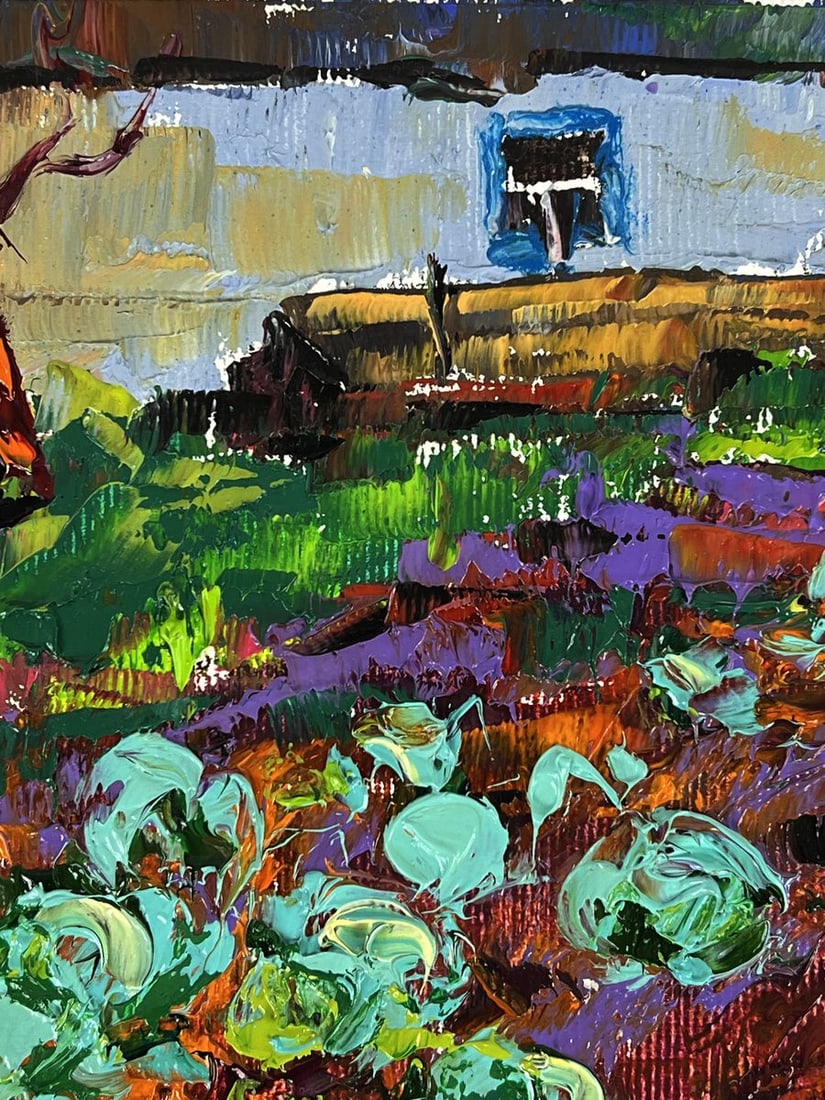 Oil painting Evening in the Village Oleksiy Ivanyuk - 4
