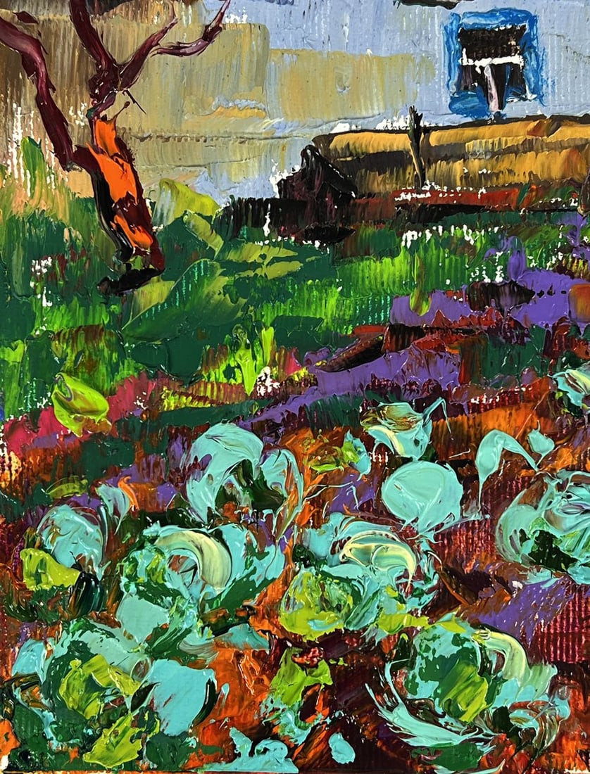 Oil painting Evening in the Village Oleksiy Ivanyuk - 5
