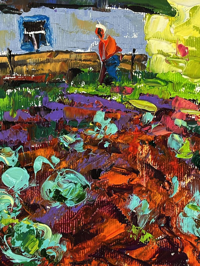 Oil painting Evening in the Village Oleksiy Ivanyuk - 7