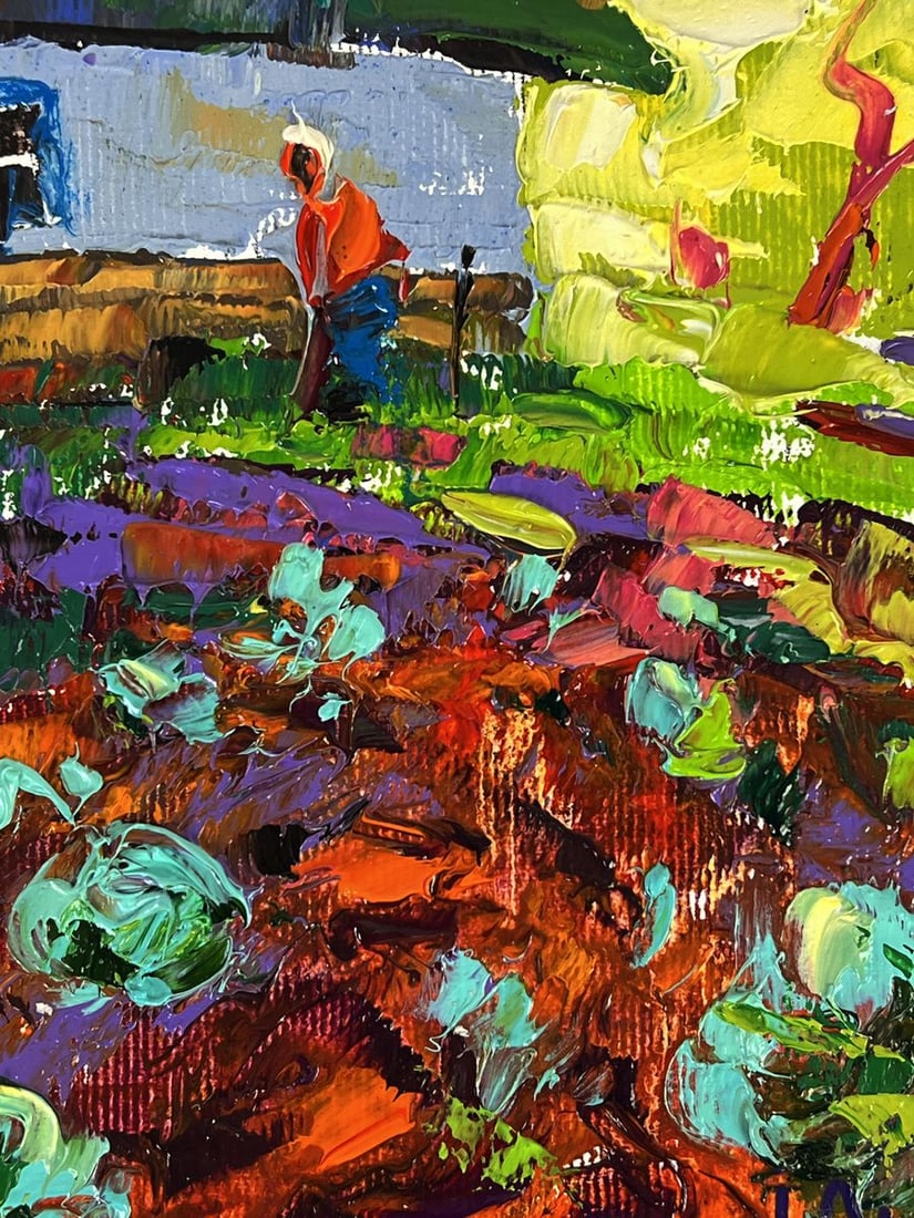 Oil painting Evening in the Village Oleksiy Ivanyuk - 8