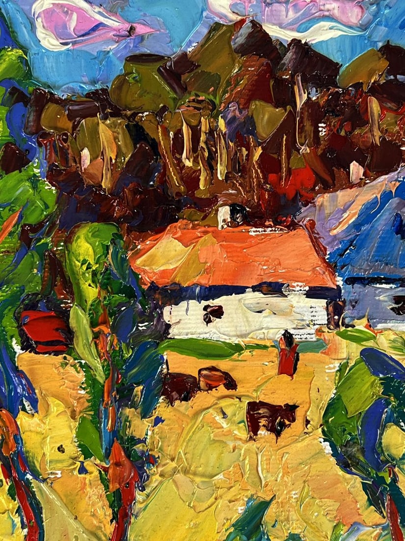 Oil painting Cows in the meadows Oleksiy Ivanyuk - 7