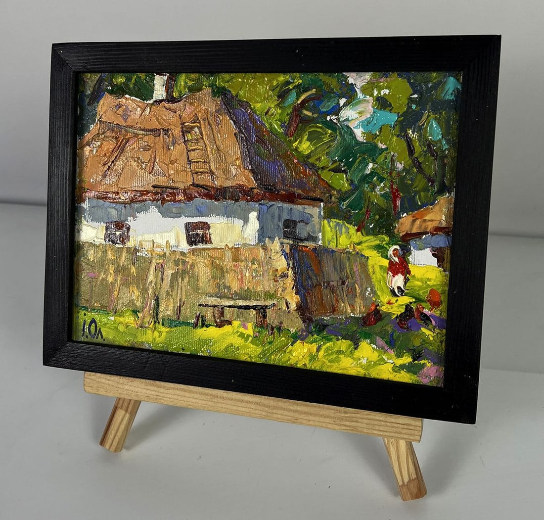 Oil painting Summer in the Village Oleksiy Ivanyuk - 2