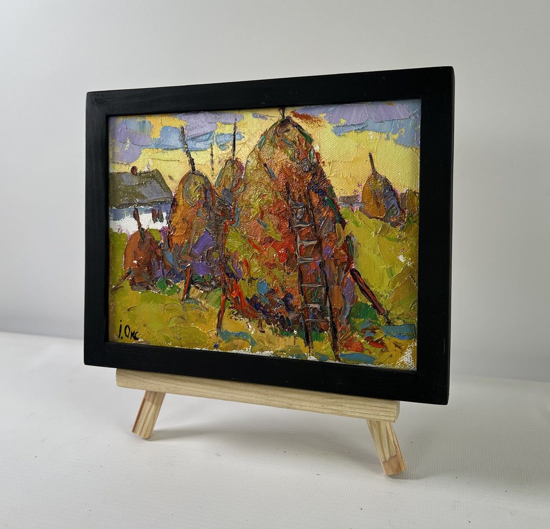 Oil painting When the light fades Oksana Kalenyuk - 2