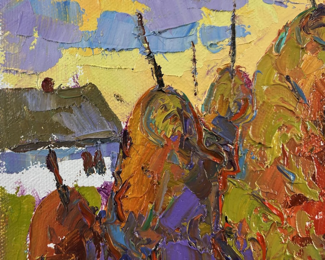 Oil painting When the light fades Oksana Kalenyuk - 7