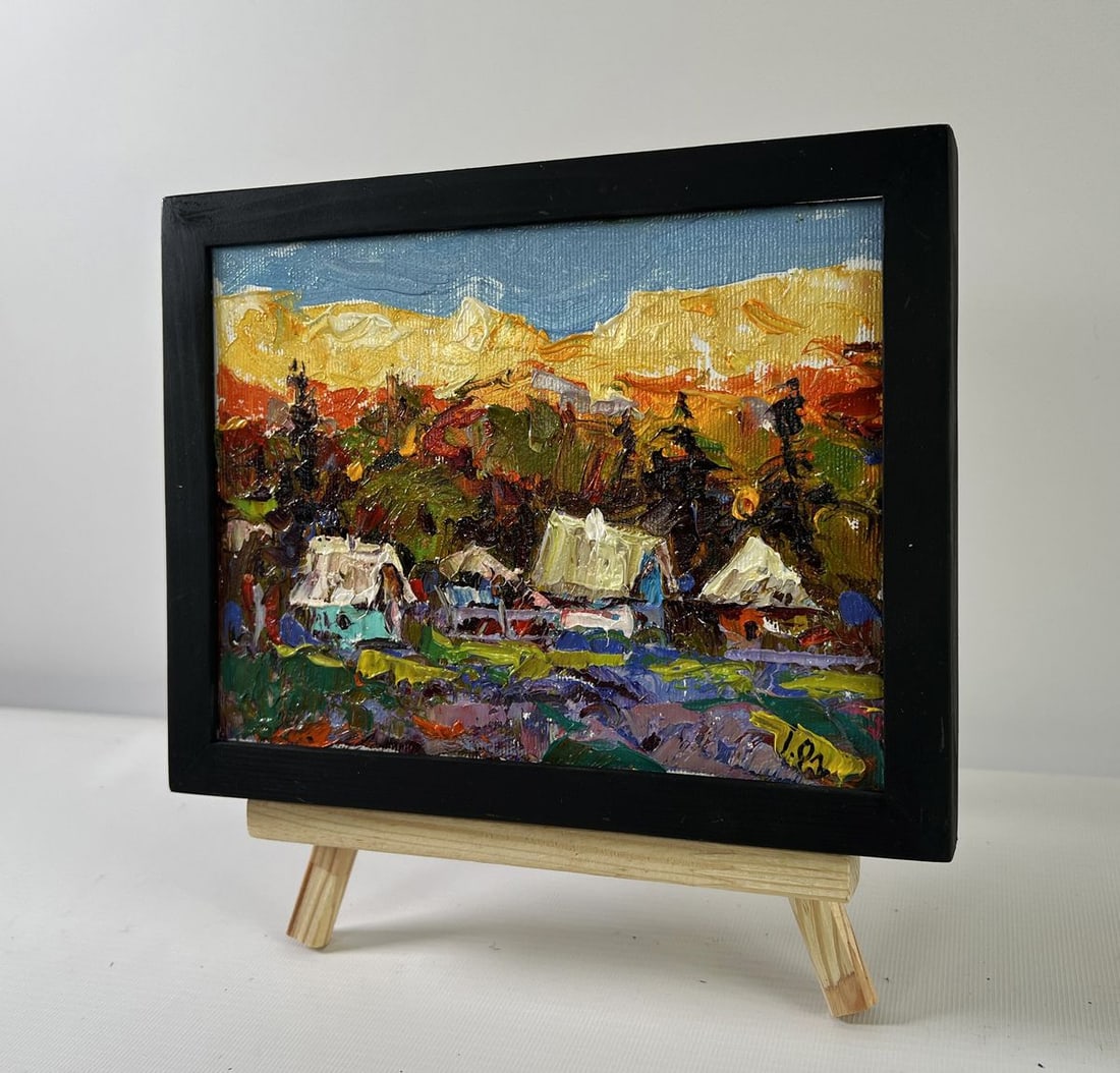 Oil painting The sun is setting Alex Kalenyuk - 2