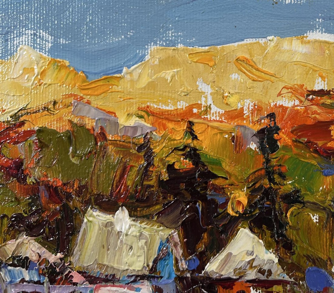 Oil painting The sun is setting Alex Kalenyuk - 4
