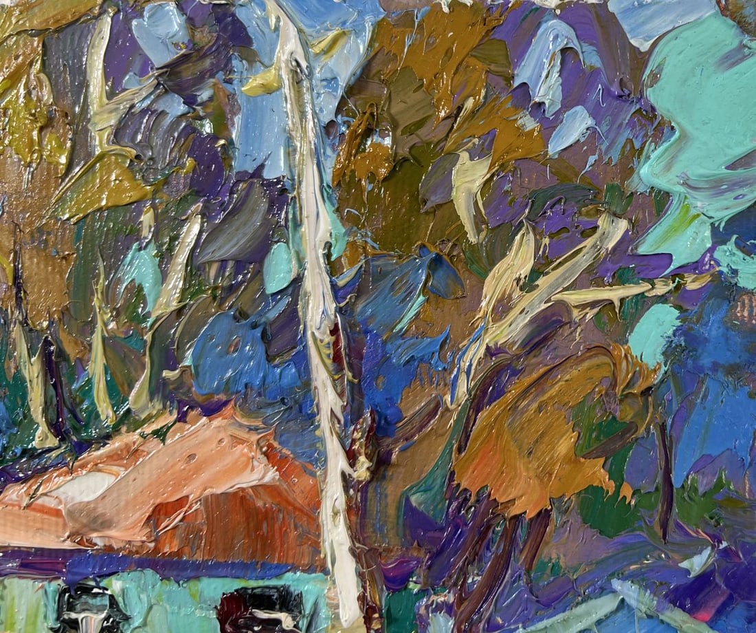 Oil painting The herd returns Alex Kalenyuk - 4