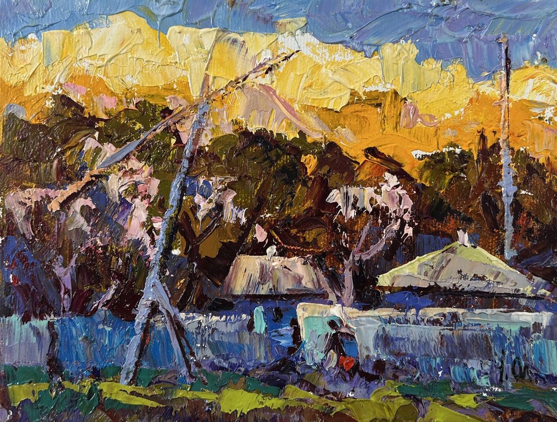 Oil painting Shadows of еvening Alex Kalenyuk - 3