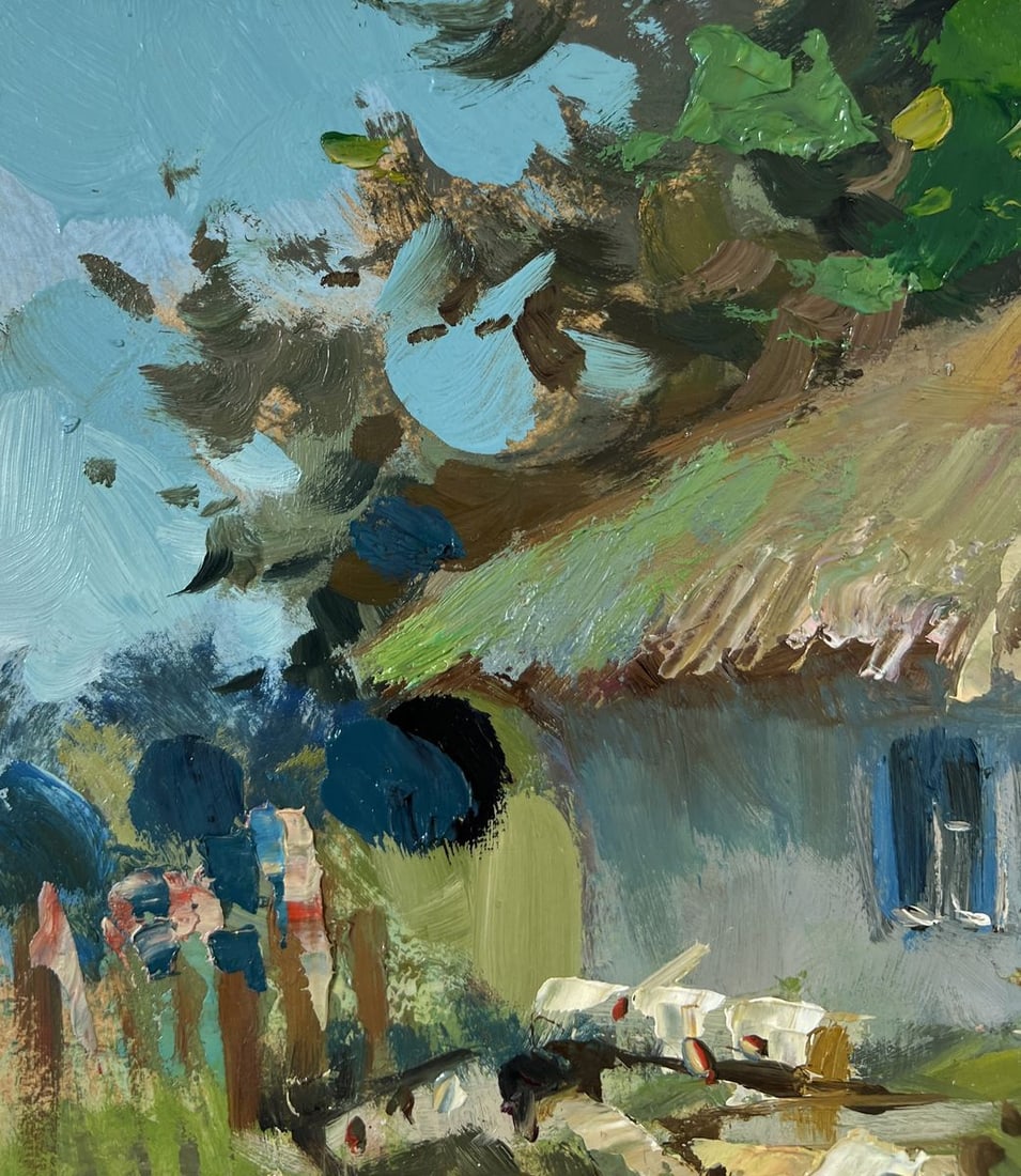 Oil painting Thoughts on the bench Yuriy Suprunchuk - 6