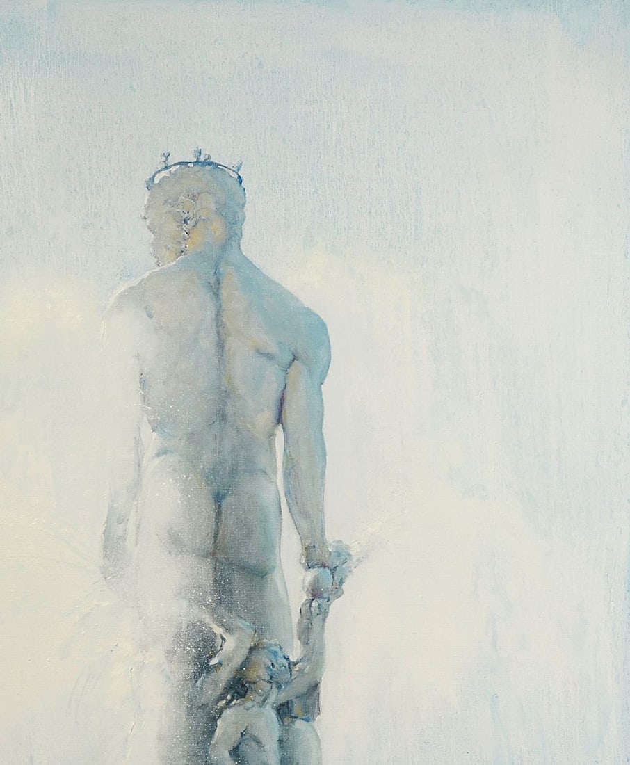 Oil painting Fountain Neptuno Oleg Kateryniuk - 3