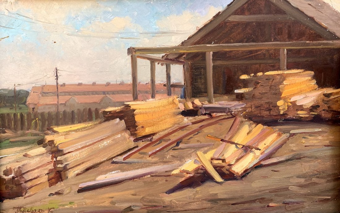 Oil painting For firewood A. Cherkas - 2
