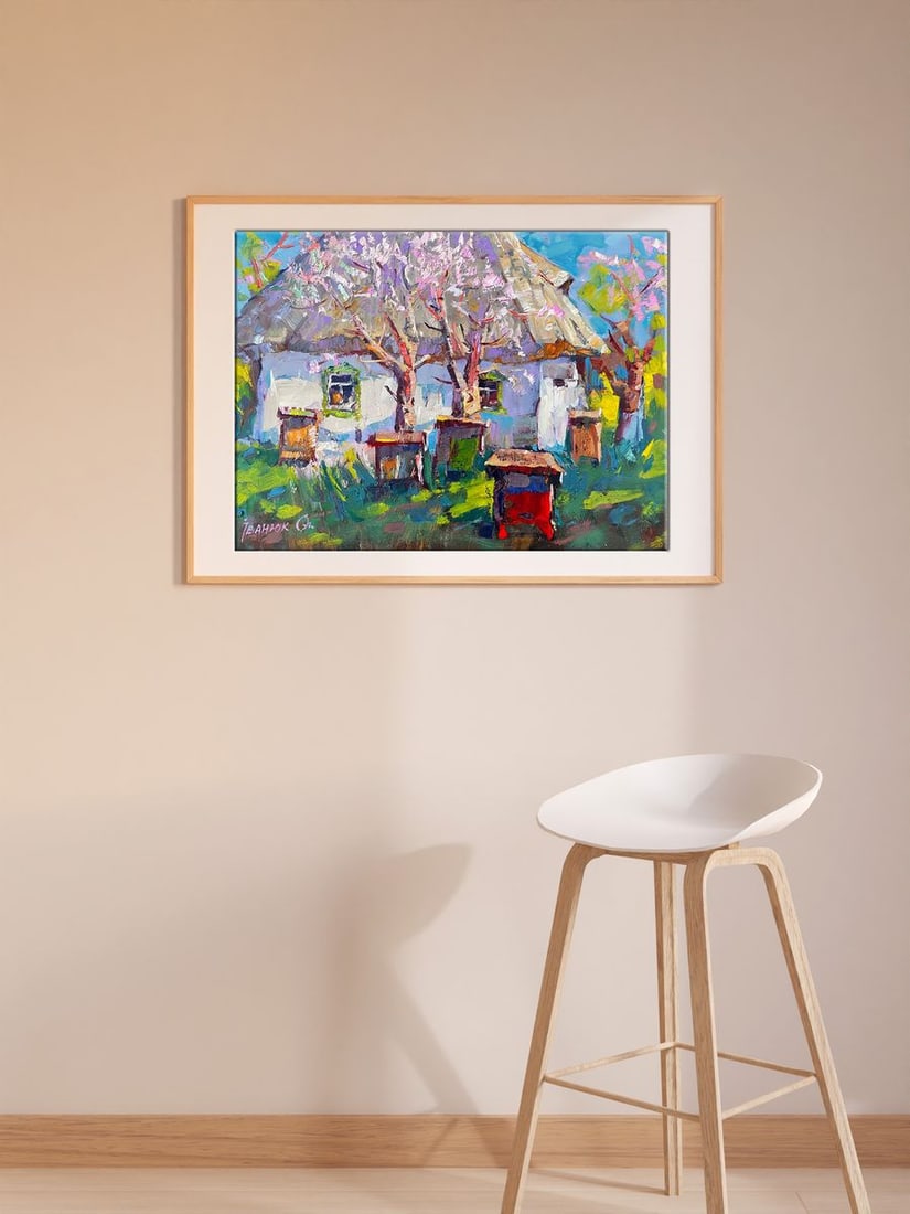 Oil painting Spring came Alex Kalenyuk - 2
