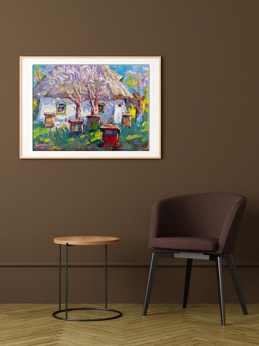 Oil painting Spring came Alex Kalenyuk - 3