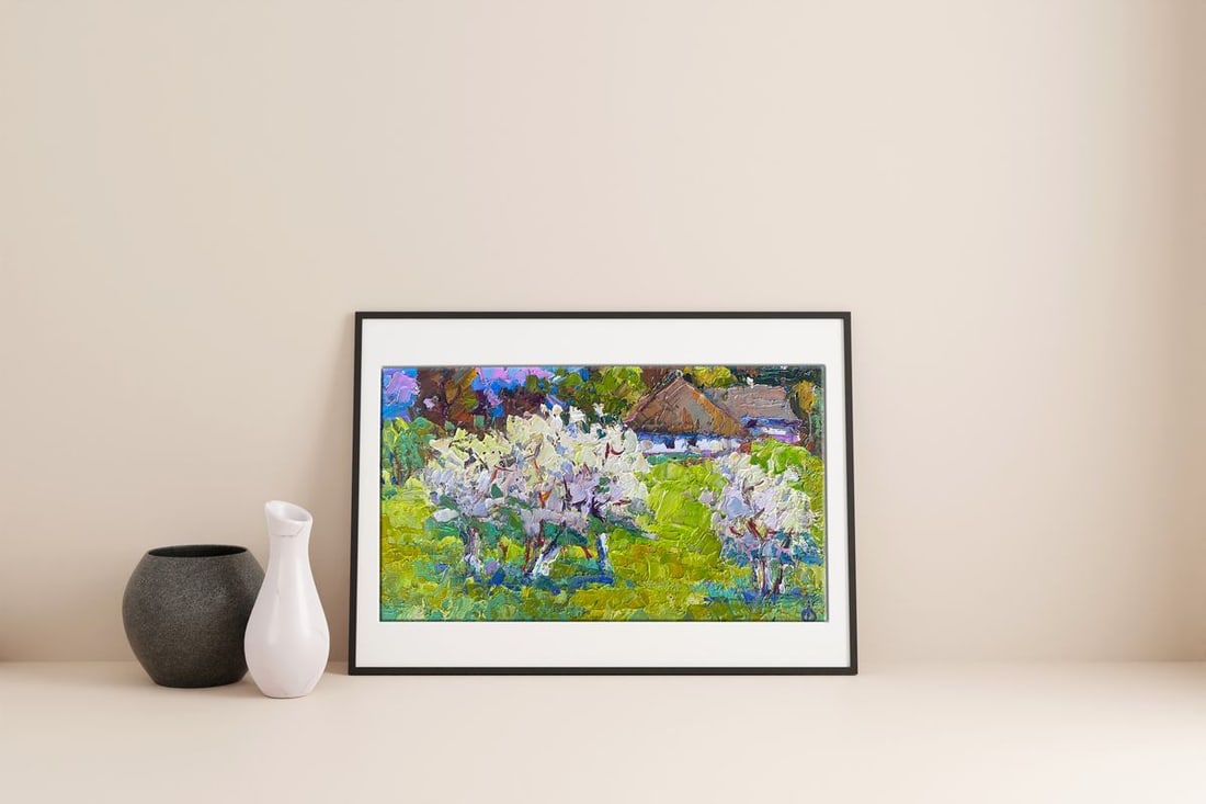 Oil painting Blooming spring Oksana Kalenyuk - 3