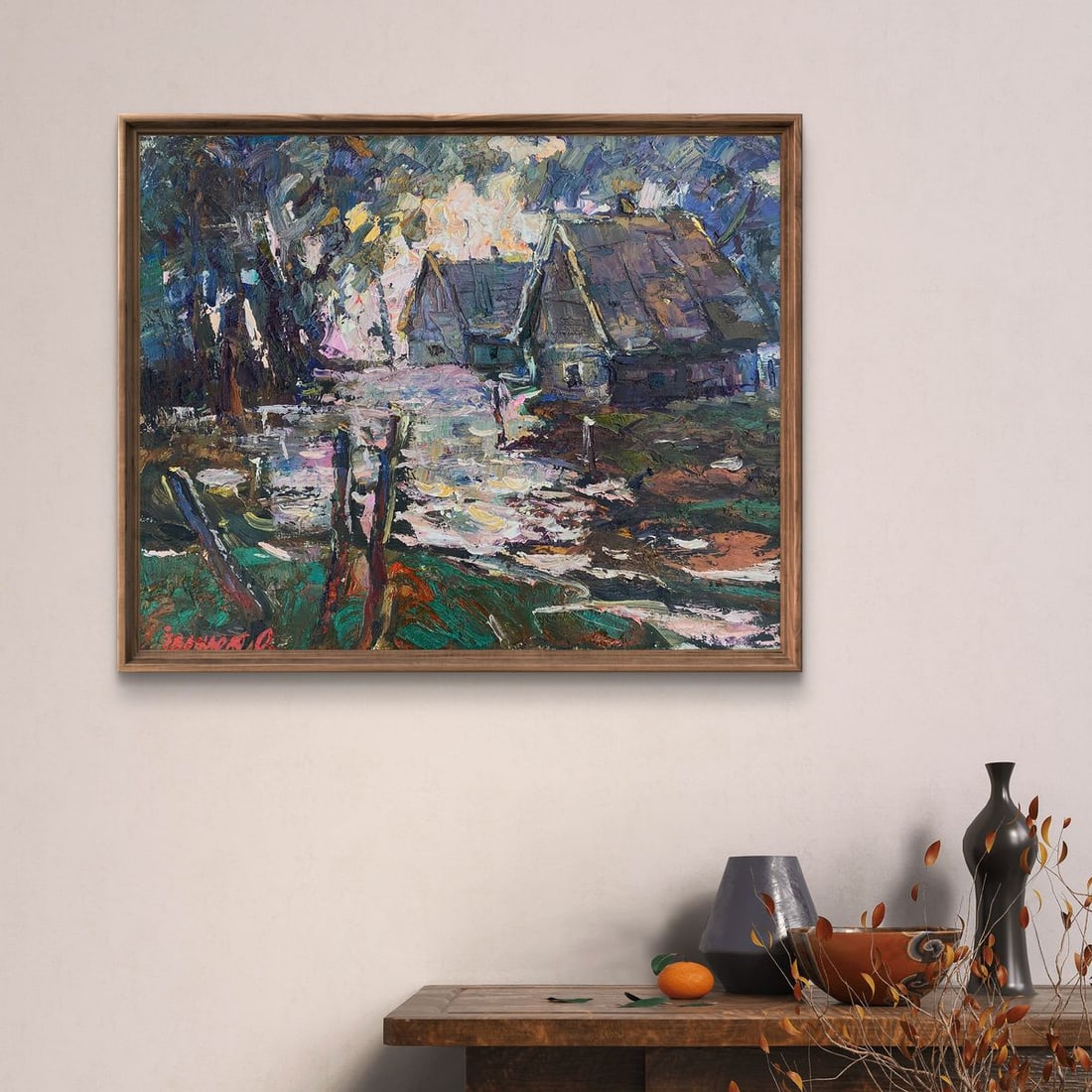 Oil painting Country Night Alex Kalenyuk - 3