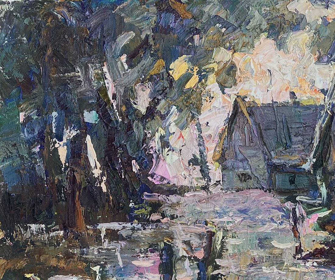 Oil painting Country Night Alex Kalenyuk - 4
