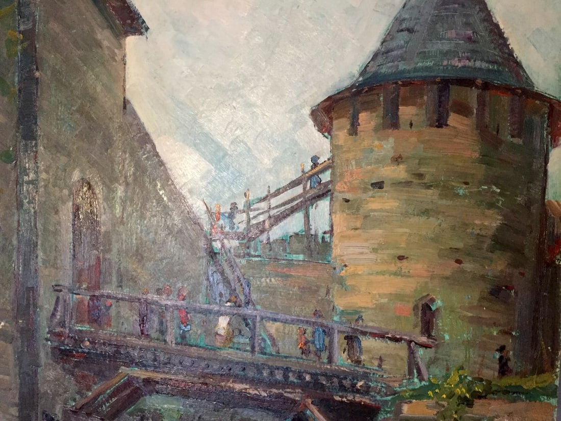 Oil painting Castle Pobivanets Grigory Danilovich - 3