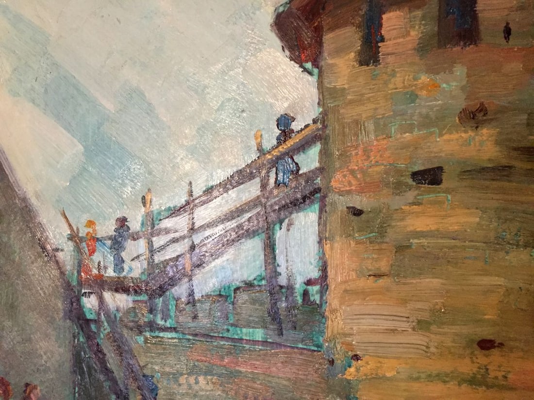 Oil painting Castle Pobivanets Grigory Danilovich - 7