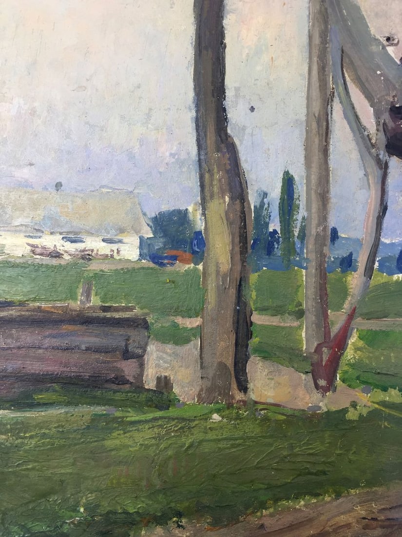 Oil painting Well original picture painter - 3