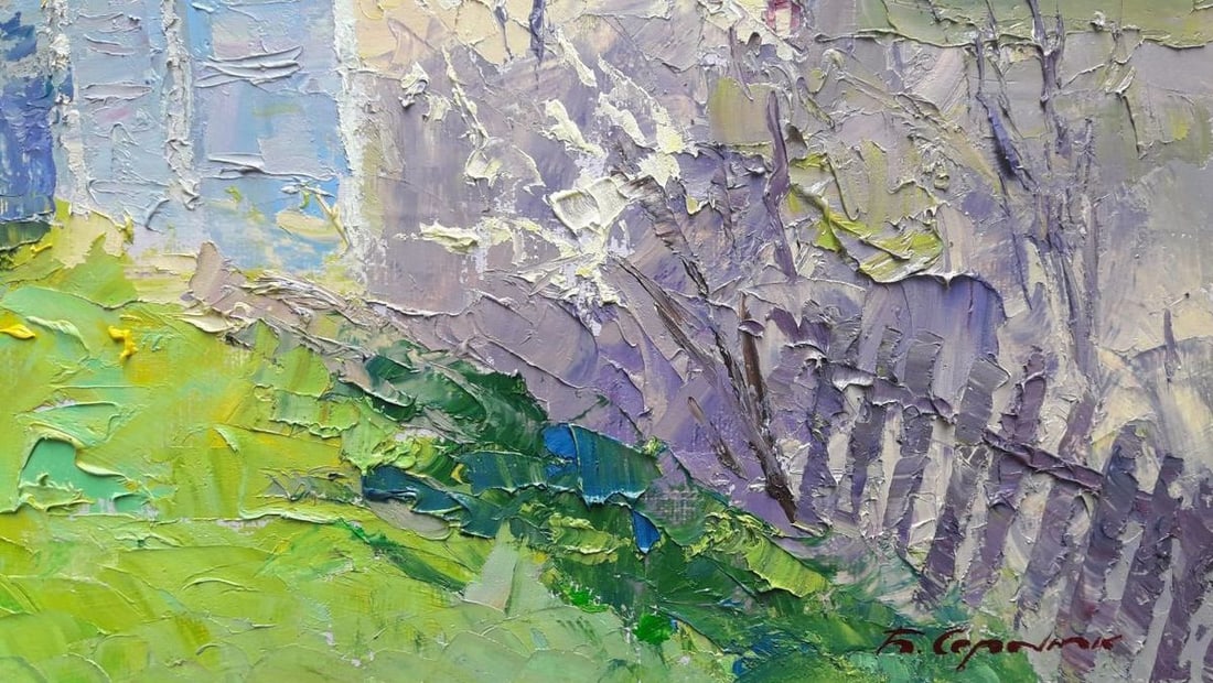 oil painting April day Serdyuk Boris Petrovich - 4