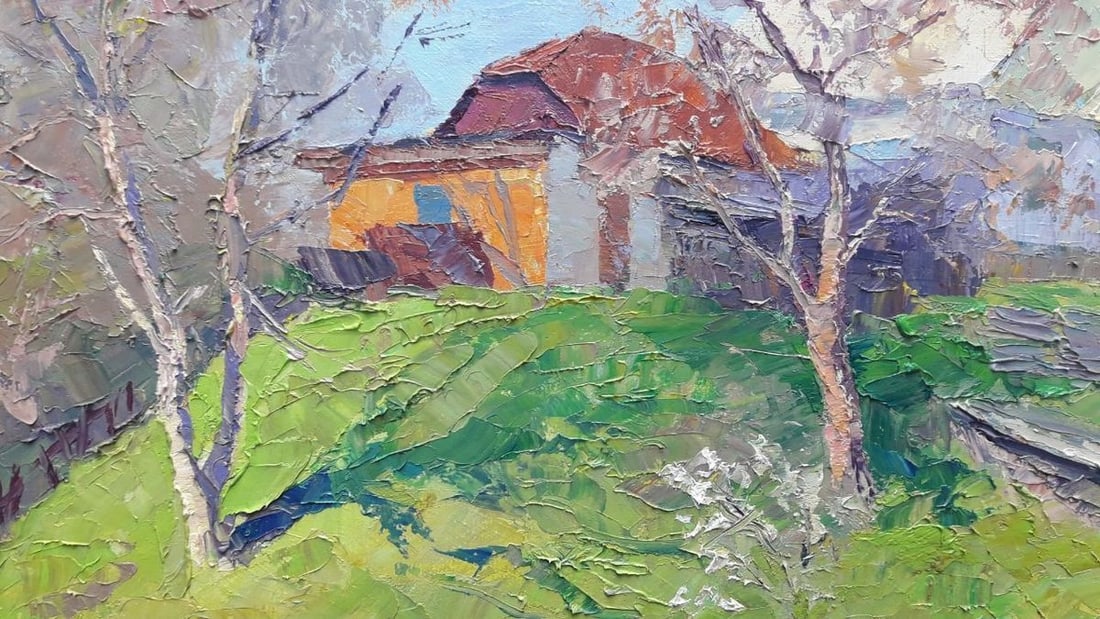 oil painting April day Serdyuk Boris Petrovich - 5