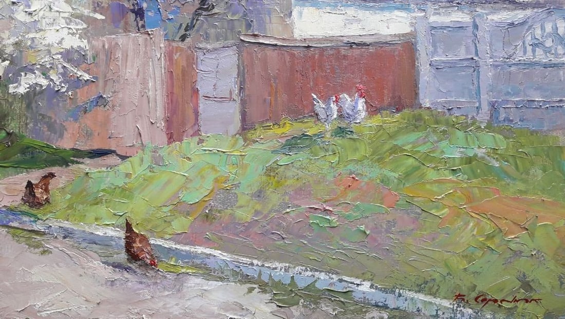 oil painting cherry blossom Serdyuk Boris Petrovich - 3