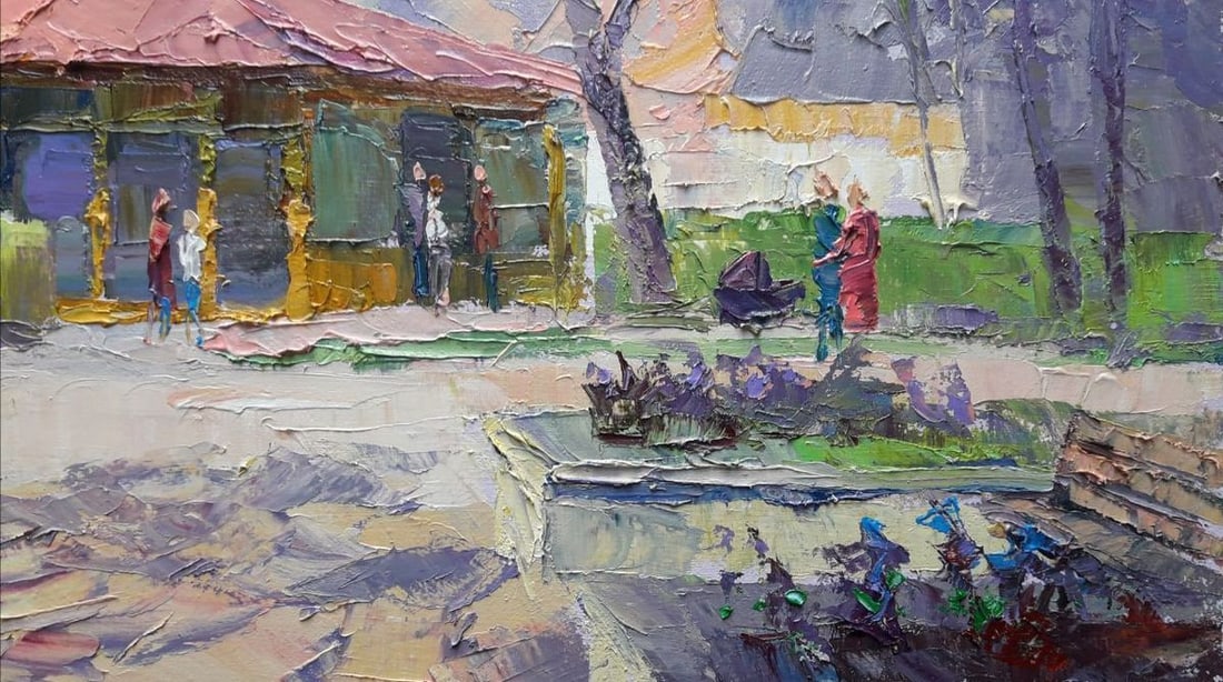 oil painting Spring in the park Serdyuk Boris Petrovich - 3