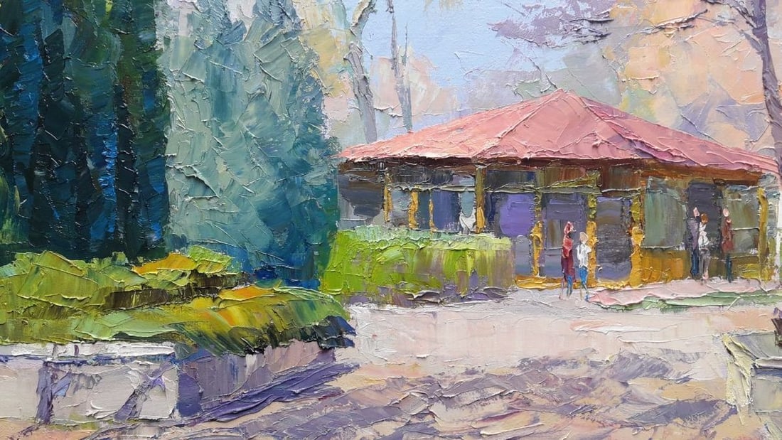 oil painting Spring in the park Serdyuk Boris Petrovich - 4