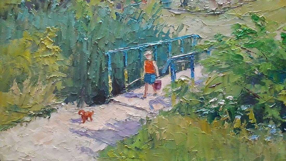 oil painting Fishing Serdyuk Boris Petrovich - 3