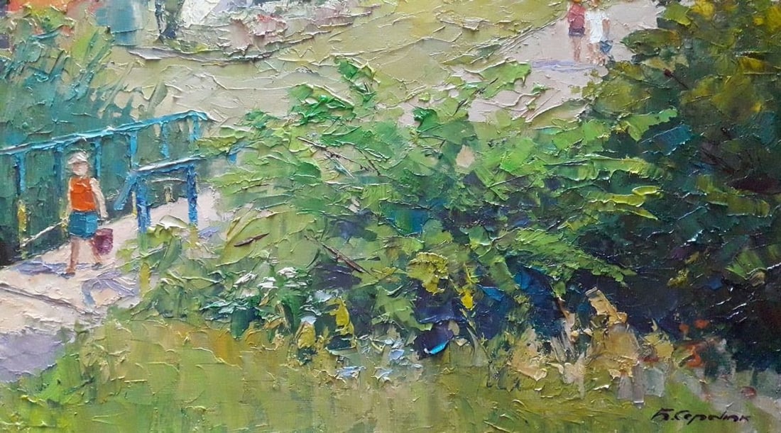 oil painting Fishing Serdyuk Boris Petrovich - 4