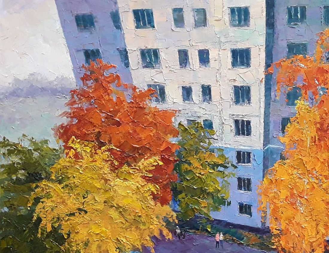 Oil painting Yard Serdyuk Boris Petrovich - 4