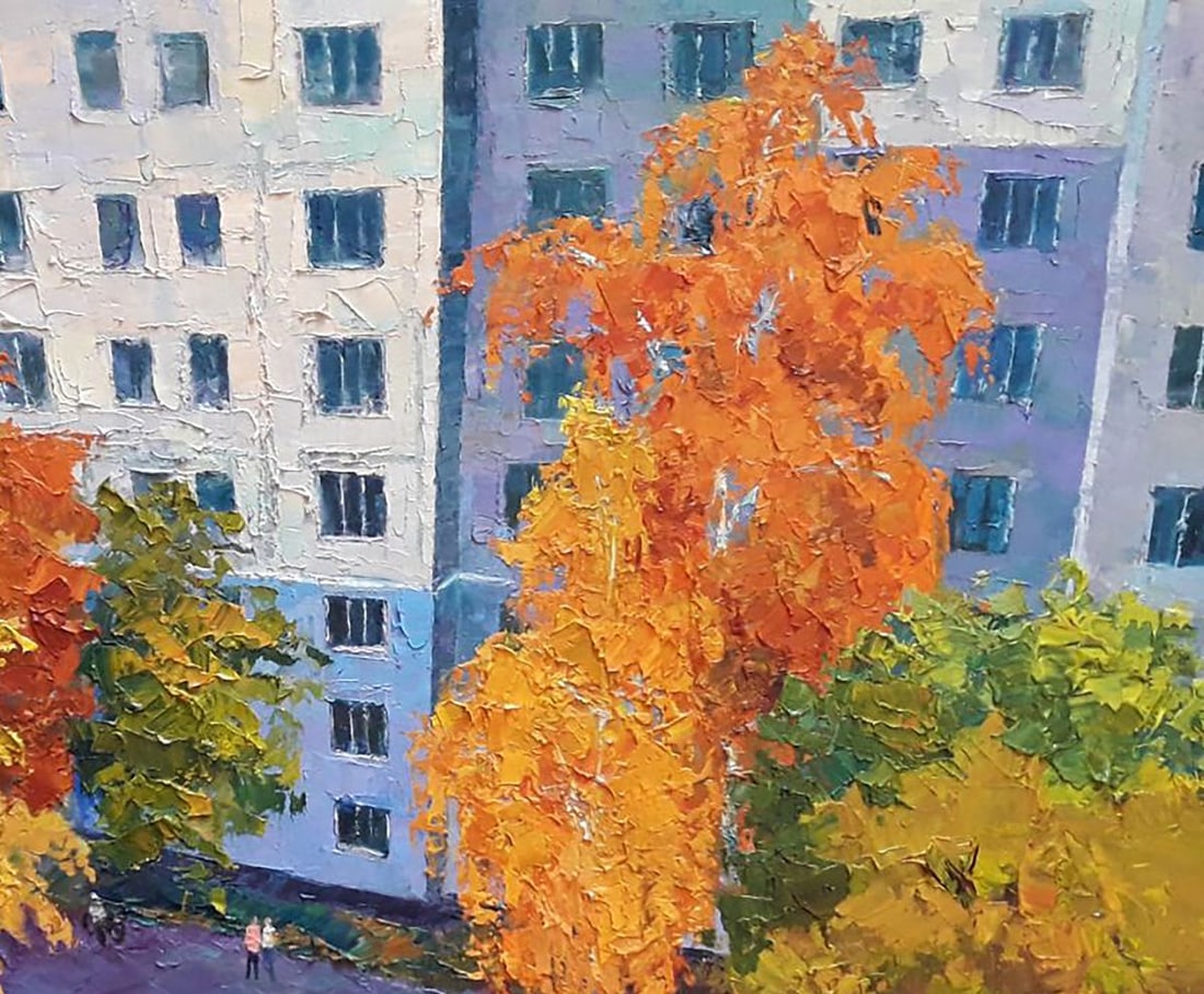 Oil painting Yard Serdyuk Boris Petrovich - 5