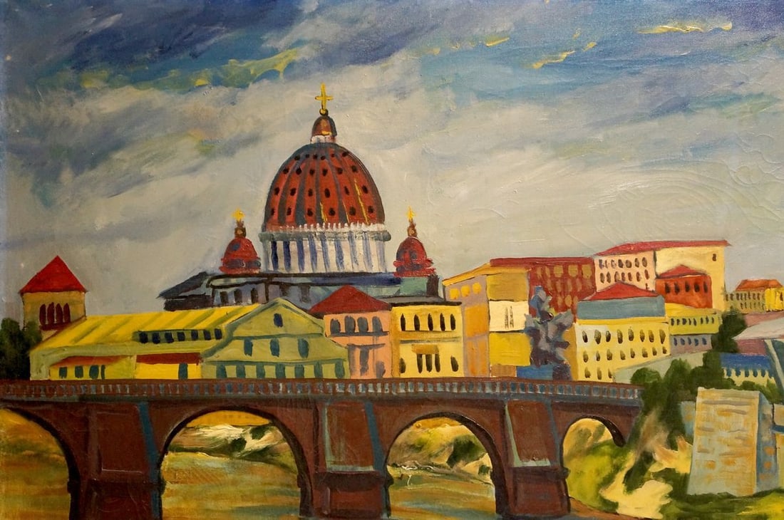 Oil painting Rome Sergey Borisovich Yukhimov - 3