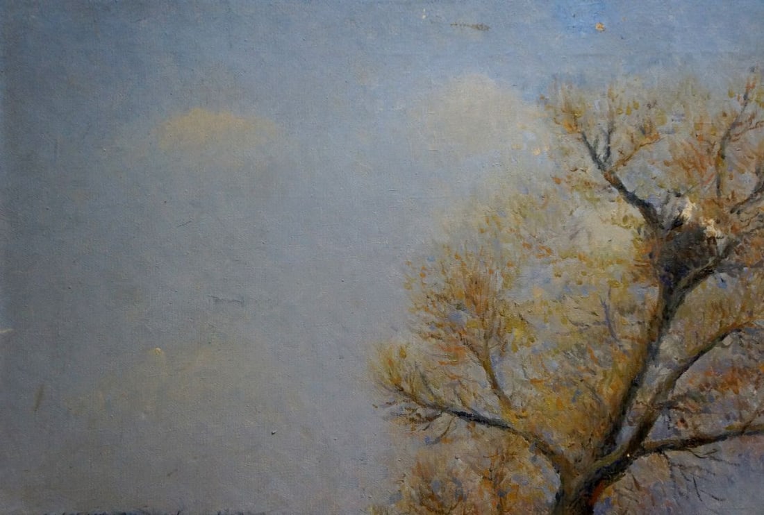 Oil painting Landscape of the village Teteruk Natalia - 3