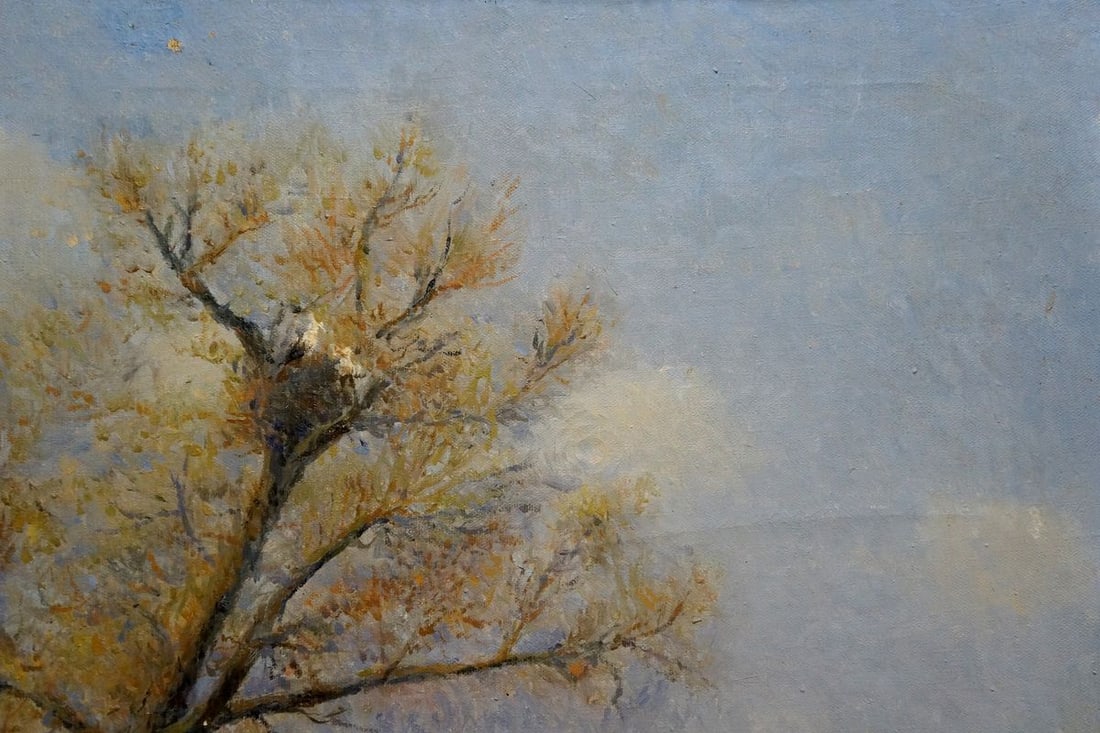 Oil painting Landscape of the village Teteruk Natalia - 4
