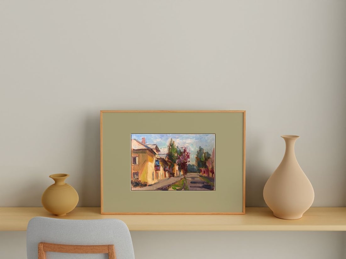 Oil painting City streets Kuzeminsky Nikolay Borisovich - 3